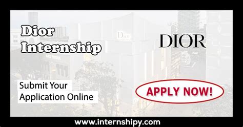 dior internship summer 2024|christian Dior internships.